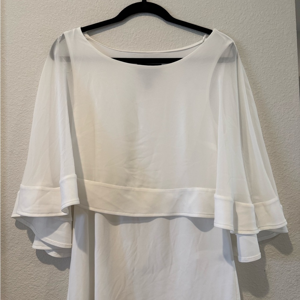 Frank Lyman Design Elegant White Top